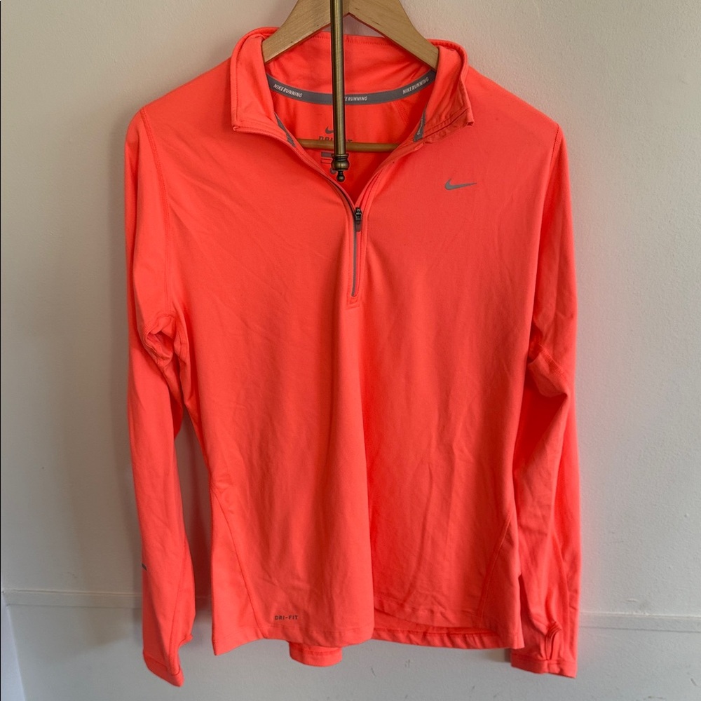 Nike Running Bright Coral Women’s Half-Zip Pullover